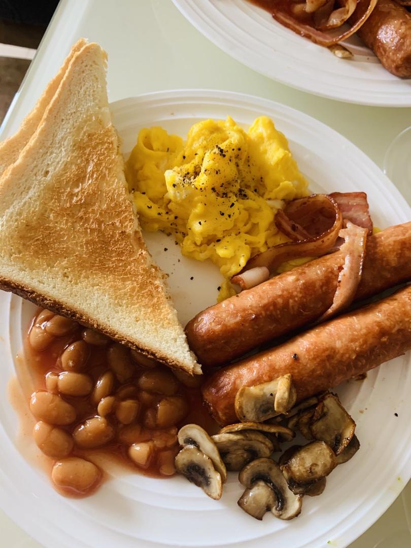 iris_xia做的英式早午餐brunch / 英式早餐full english breakfast