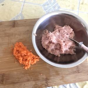 宝宝辅食之胡萝卜土豆猪肉肠(8M+)的做法 步骤2