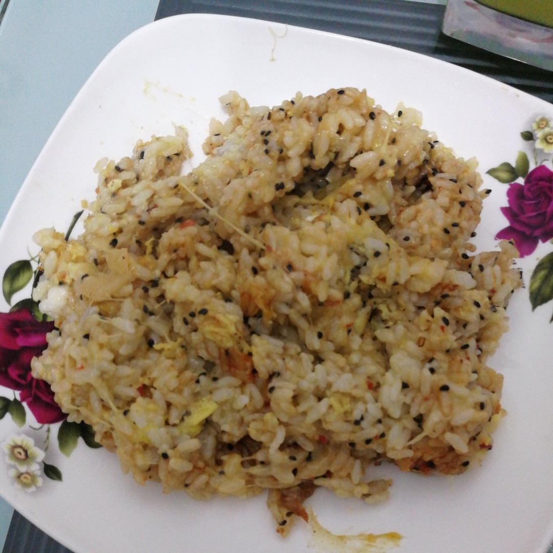 芝士蒸蛋韩式辣炒饭——松下SR-ANG151电饭煲快手版