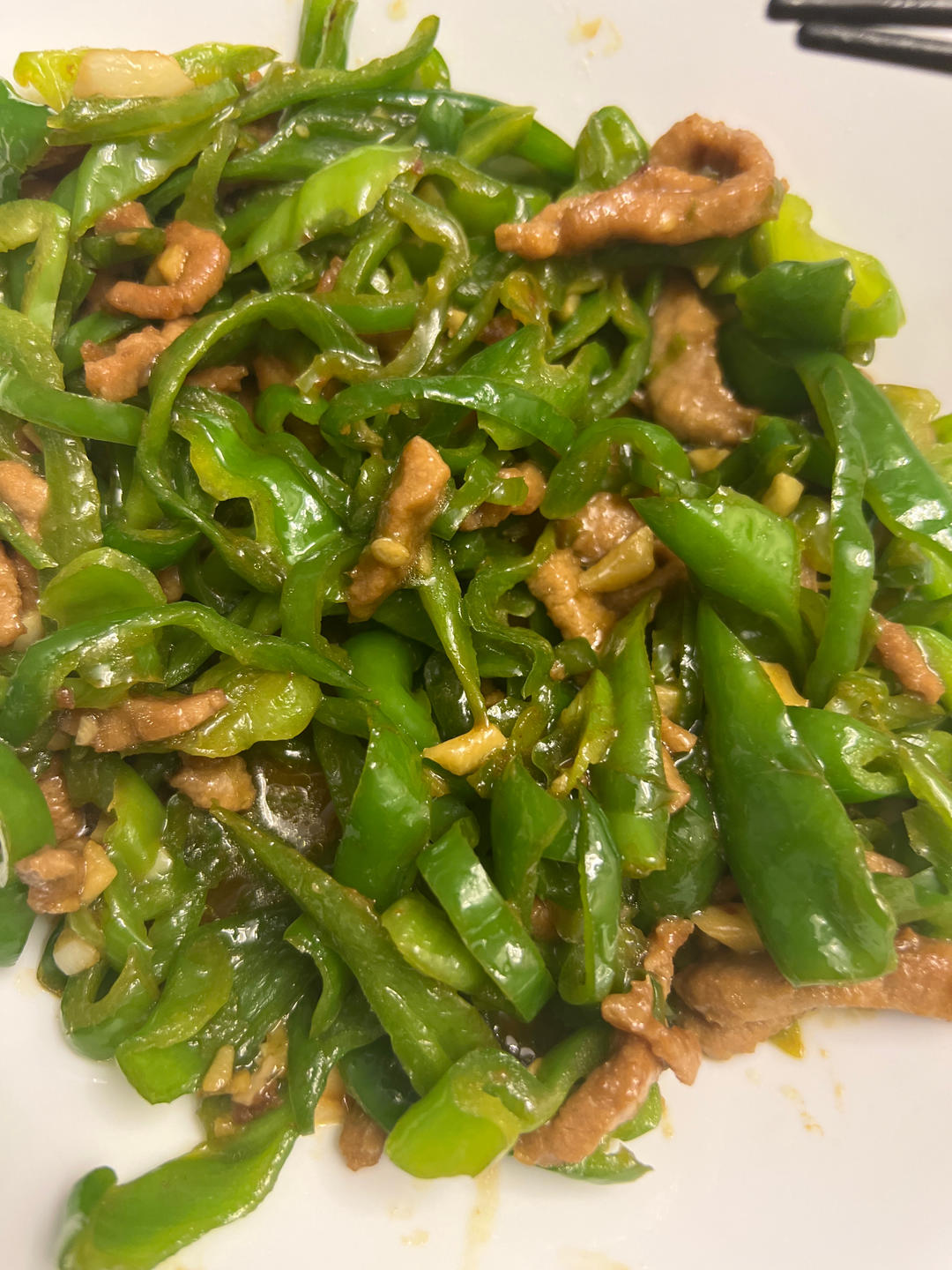 ‼️好吃到舔盘的青椒肉丝盖浇饭