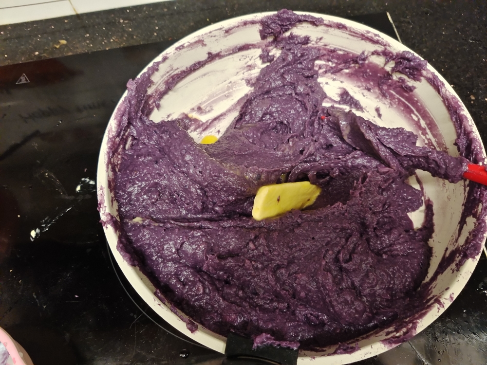 紫晶酥（香芋麻薯酥）的做法 步骤5