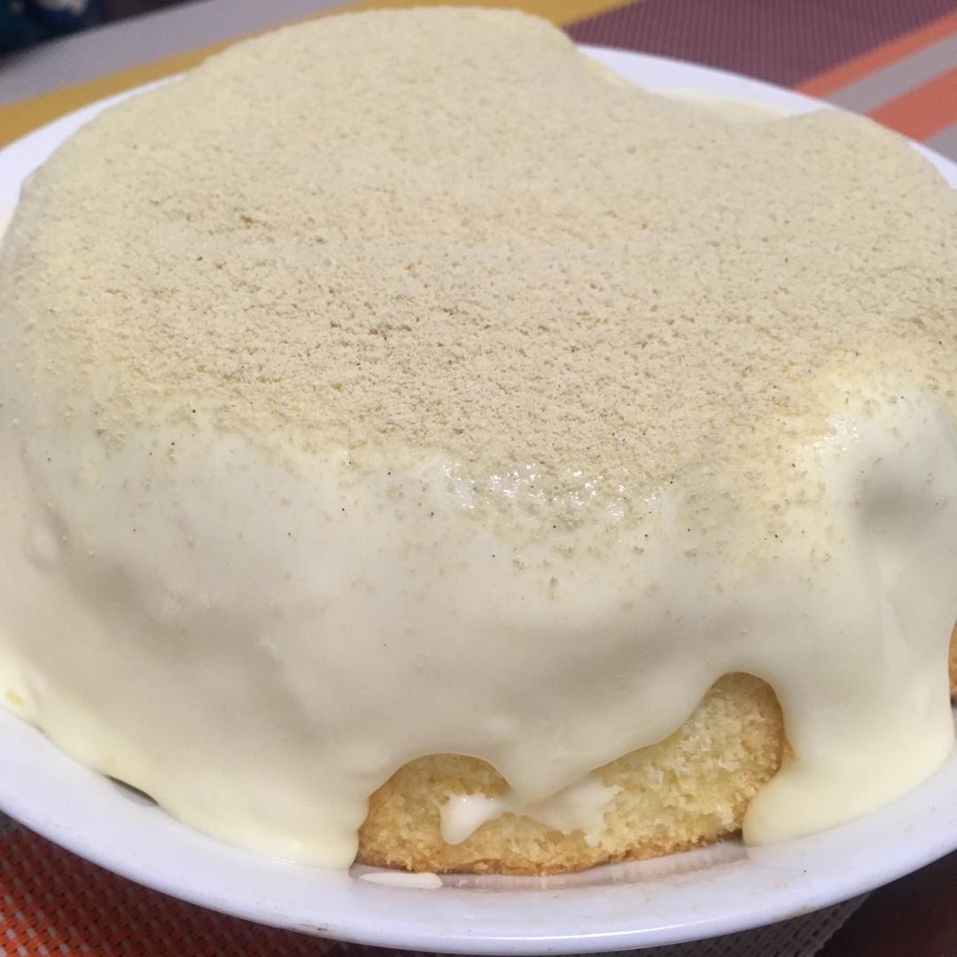 超好吃的豆乳爆浆蛋糕