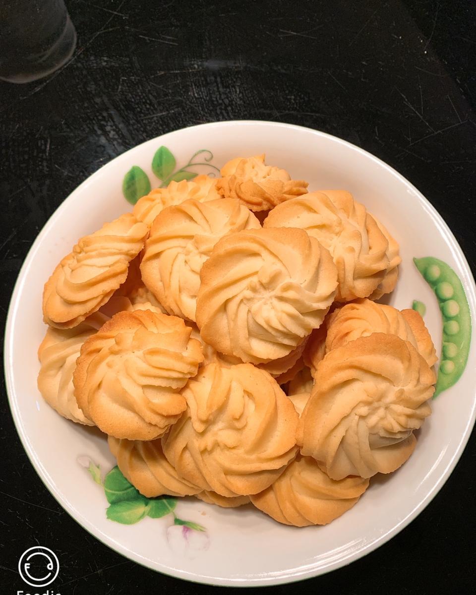零失败花纹超级立体的黄油曲奇
