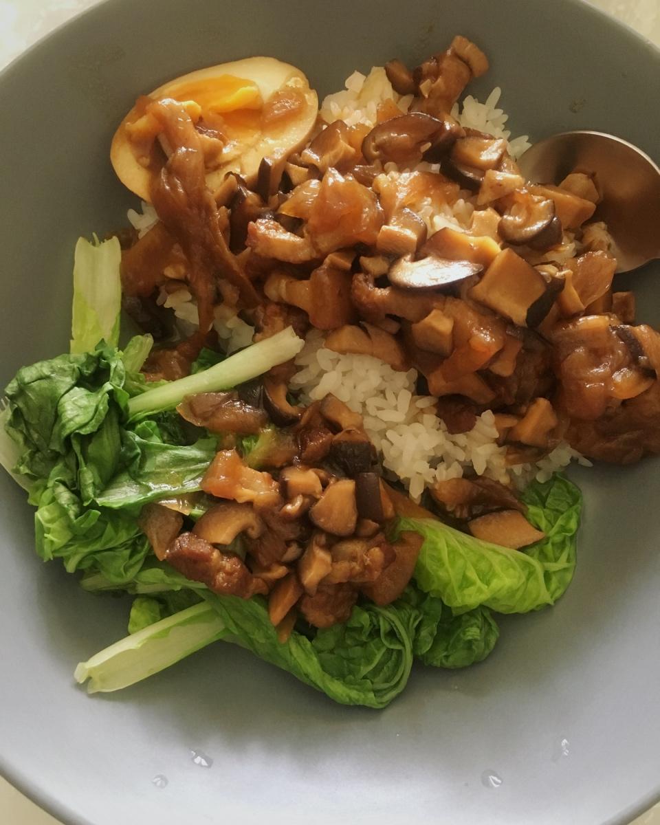 台湾卤肉  台湾卤肉饭Braised Pork Rice