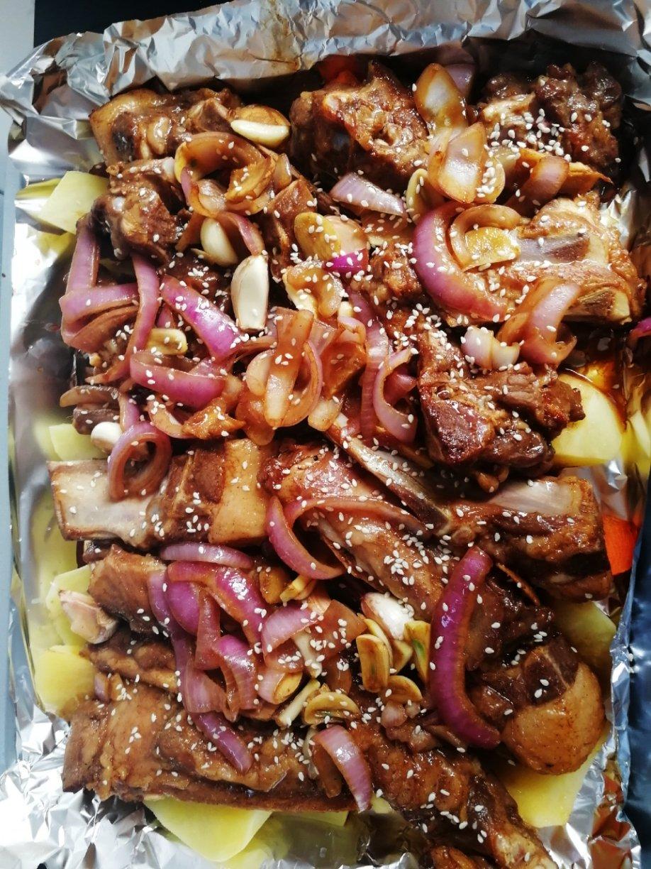 超好吃的烤羊排烤箱版