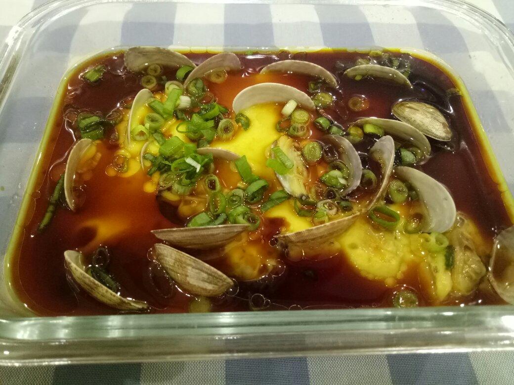 花甲蒸蛋