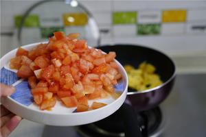 番茄鸡蛋疙瘩汤的做法 步骤5