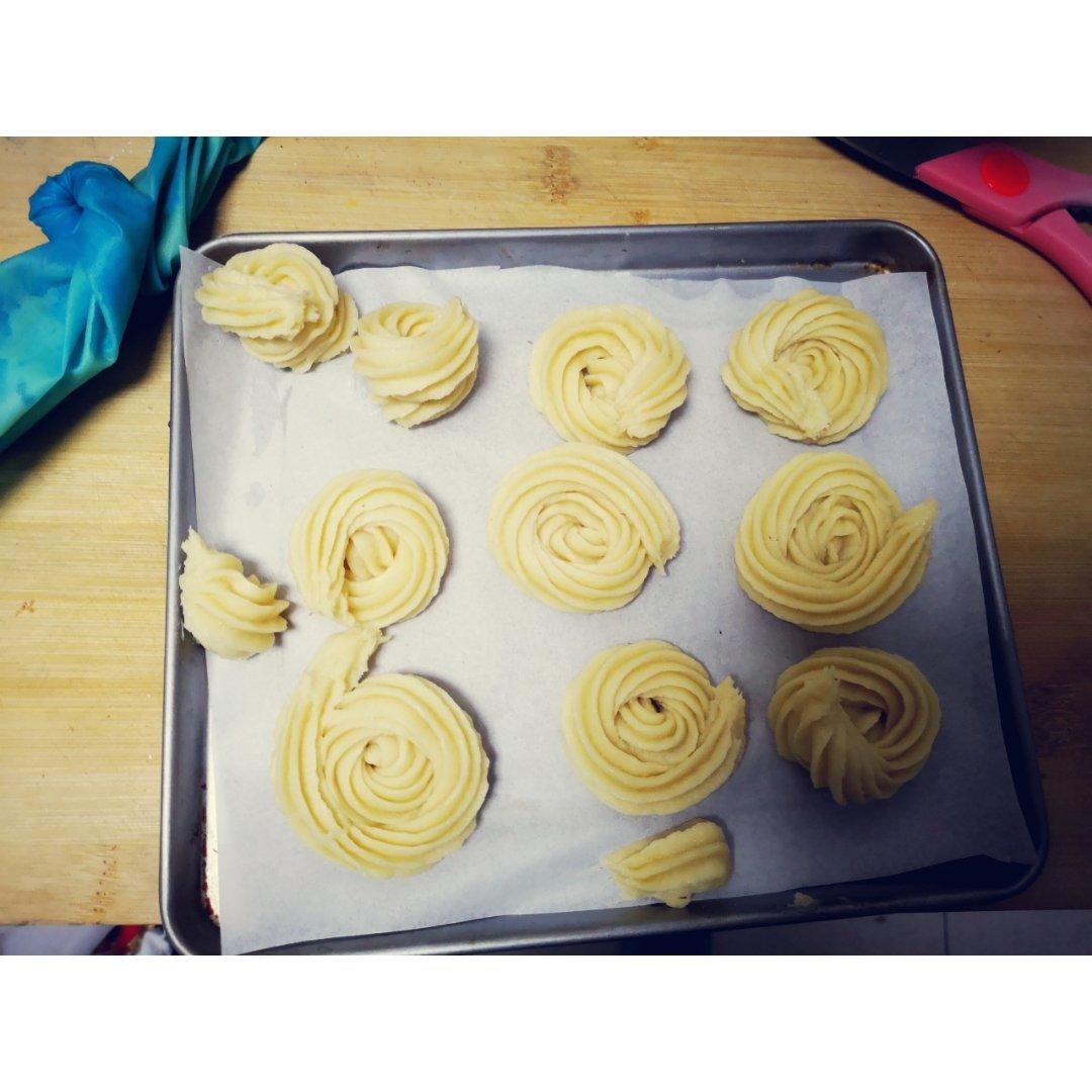 零失败花纹超级立体的黄油曲奇