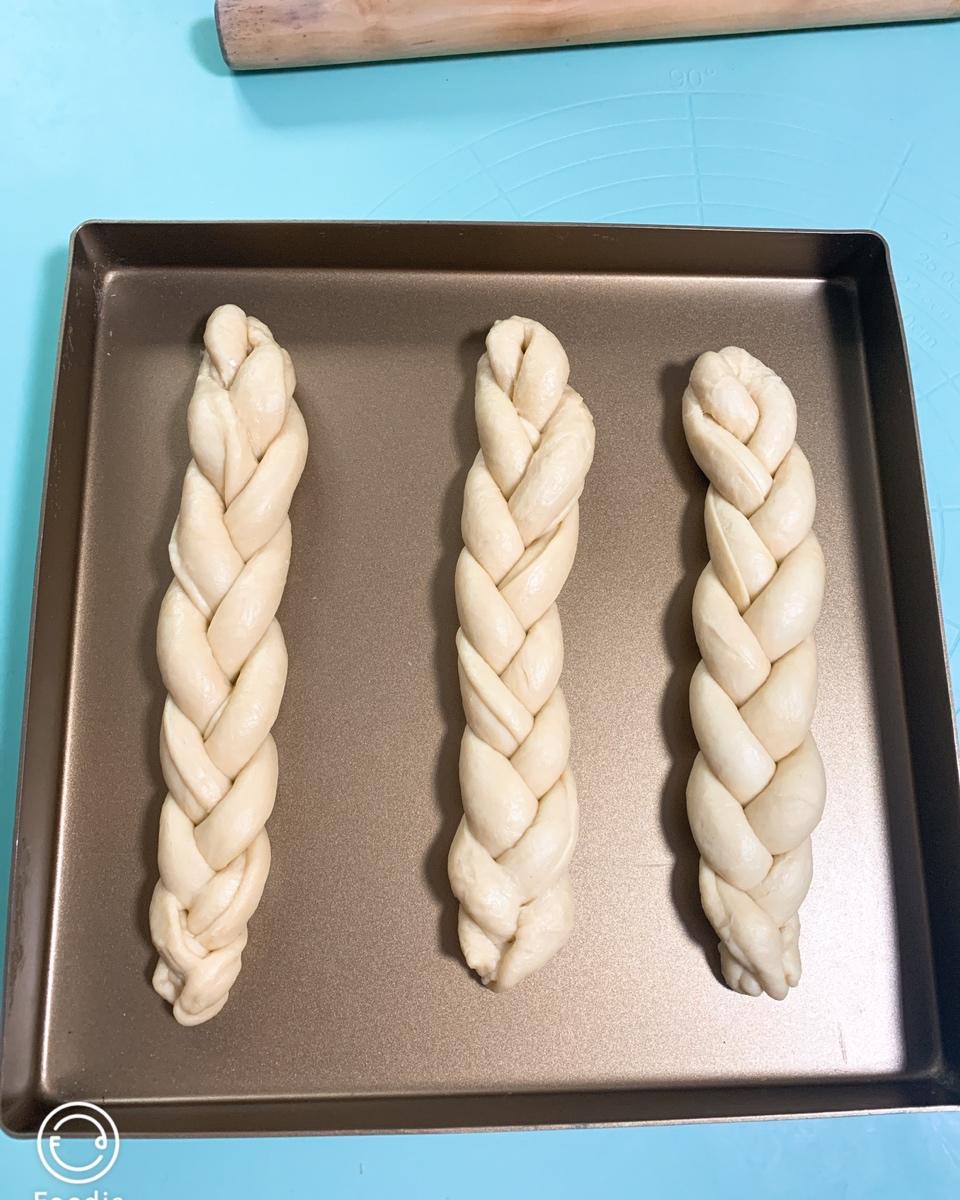酸奶辫子面包（一次发酵）