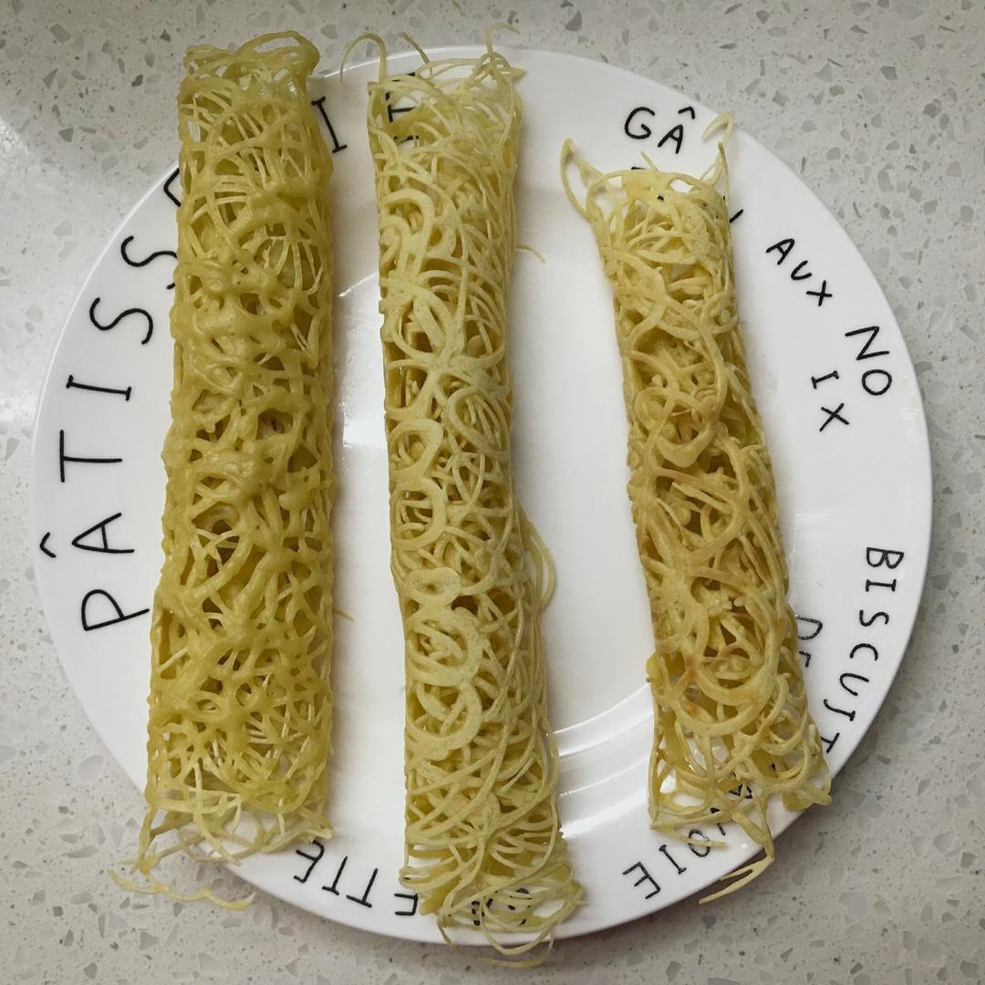 高颜值鸡蛋蕾丝网饼