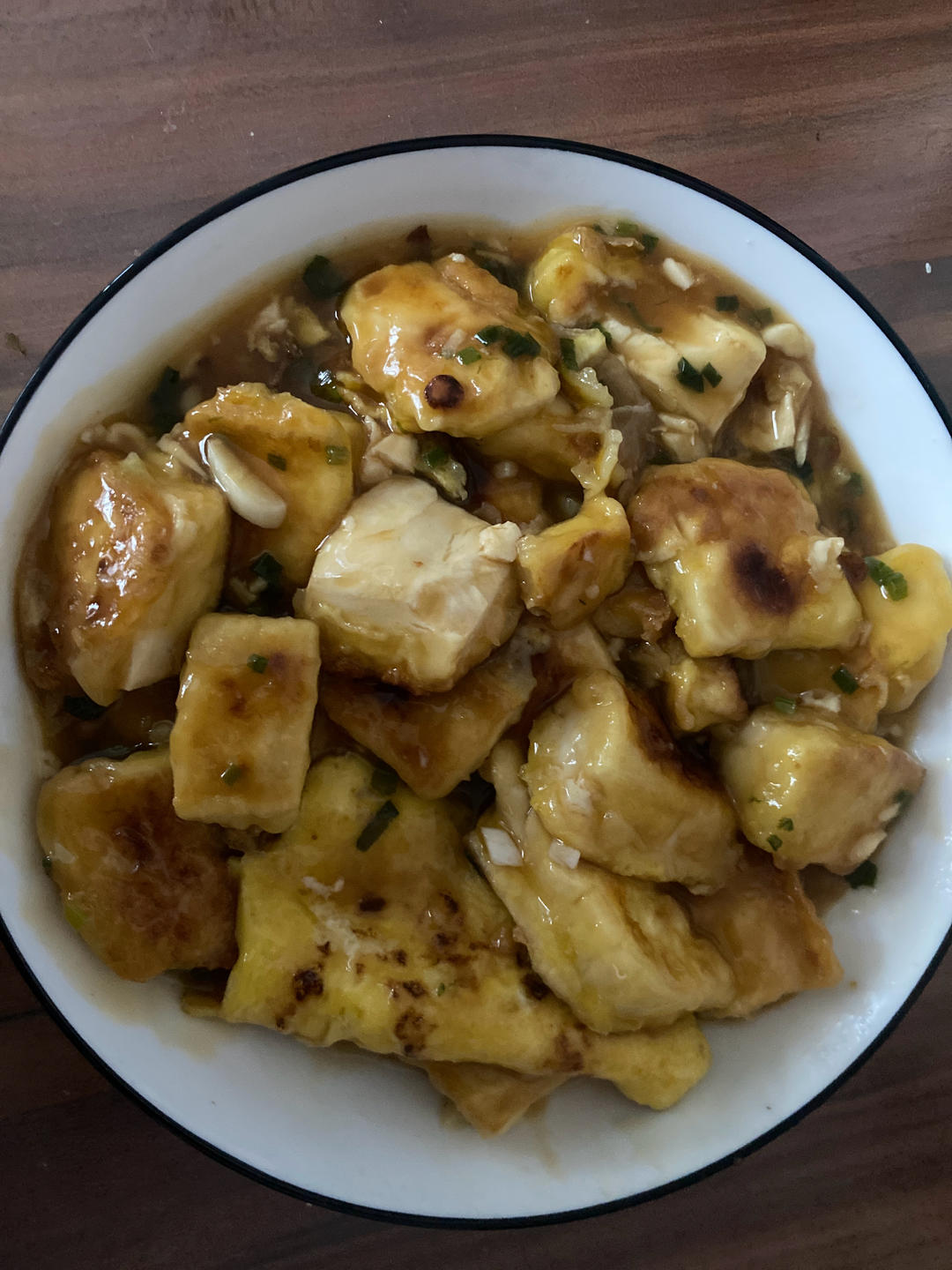 超级好吃的家常香煎鸡蛋豆腐