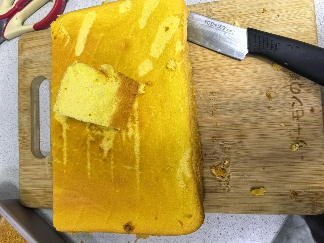 11寸深盘戚风蛋糕（附赠小白裱花😂😂）