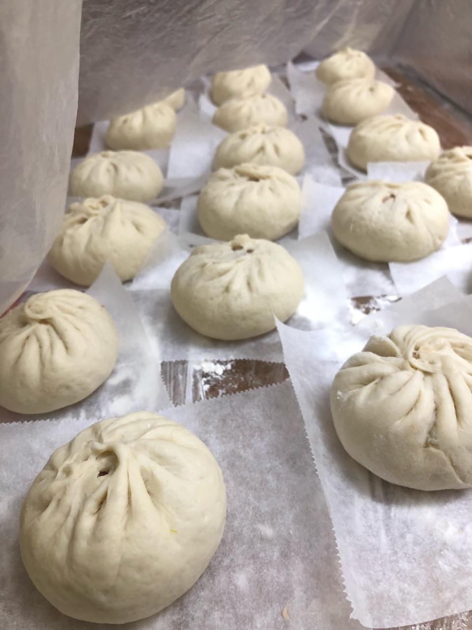 手工包子（肚脐包）