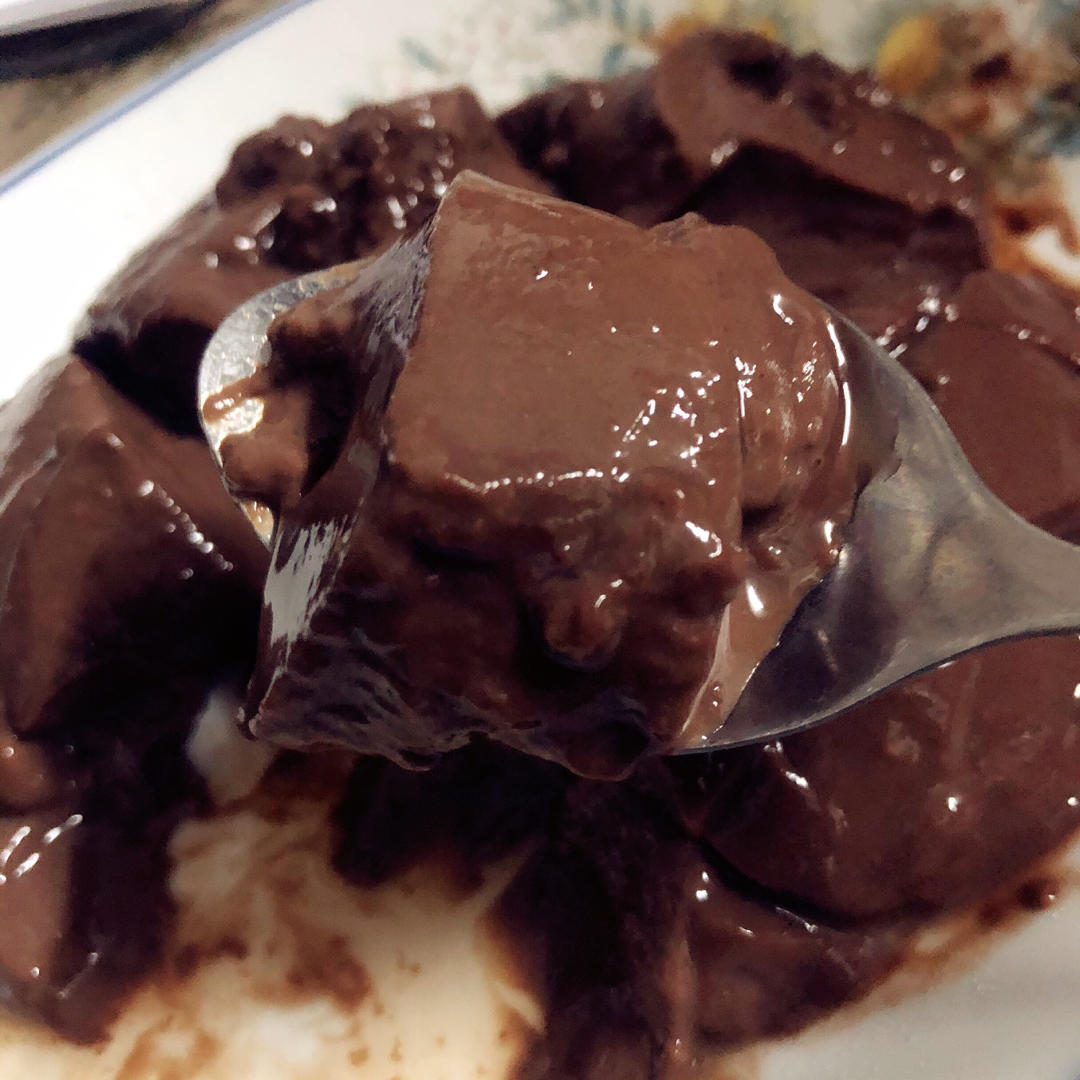 零难度‼️入口即化的可可奶冻