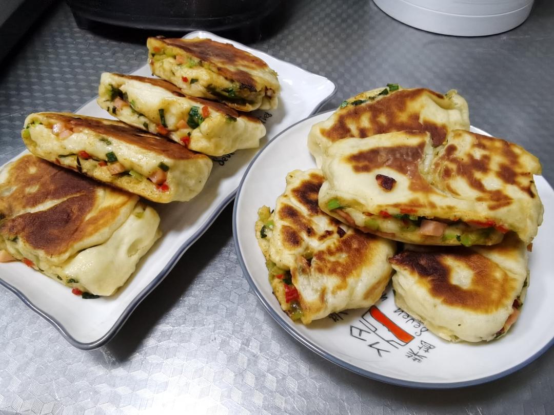 青椒火腿饼