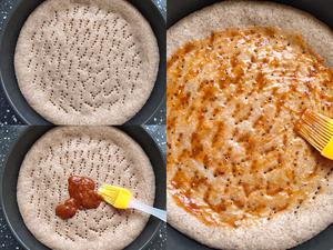 低脂虾蘑全麦披萨的做法 步骤5