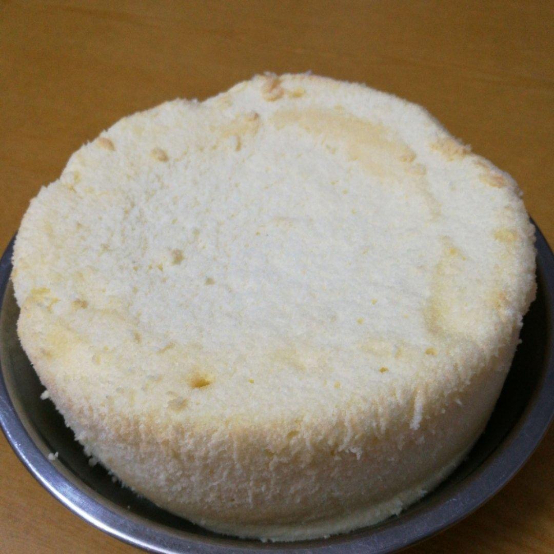 6寸原味戚风蛋糕