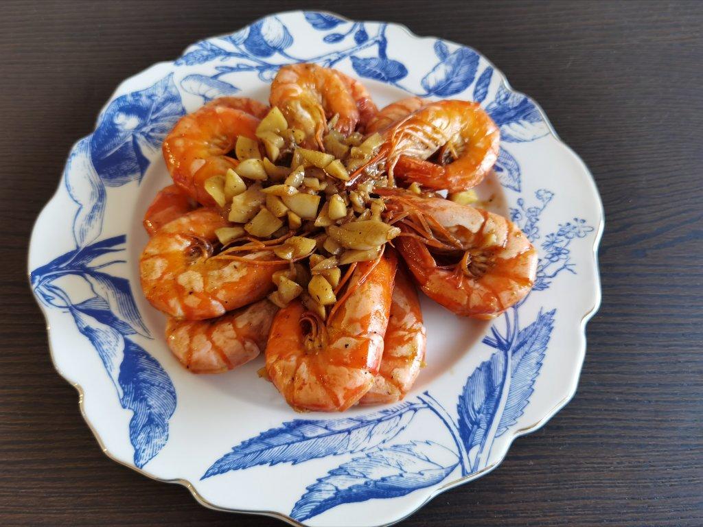 【山姆厨房】大蒜胡椒黑虎虾