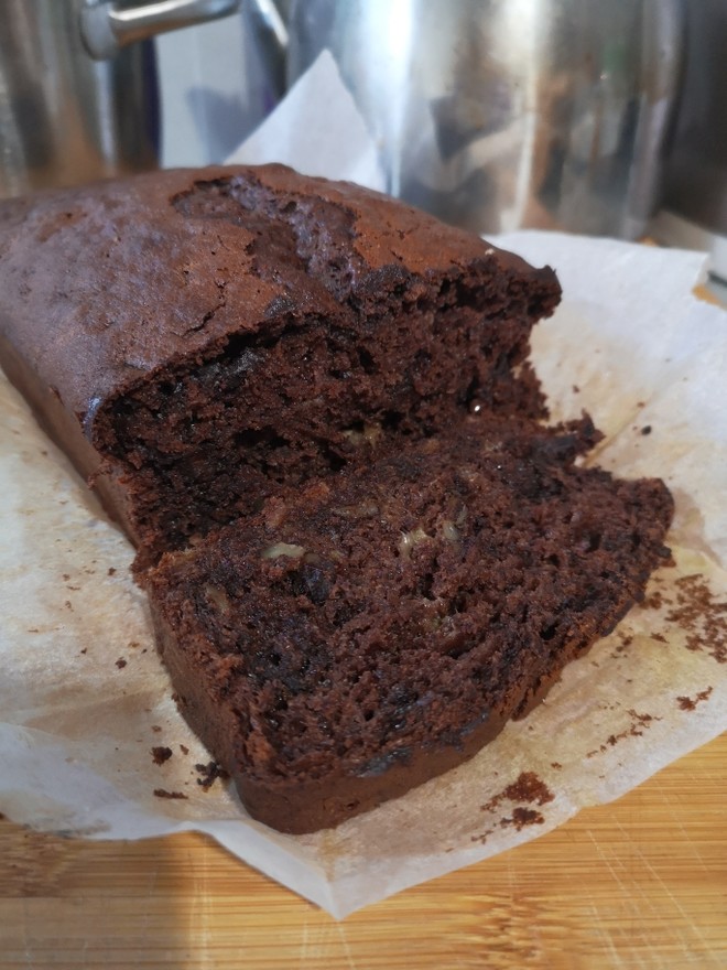 巧克力香蕉蛋糕的做法步骤图 怎么做好吃 瑞玲她妈 下厨房