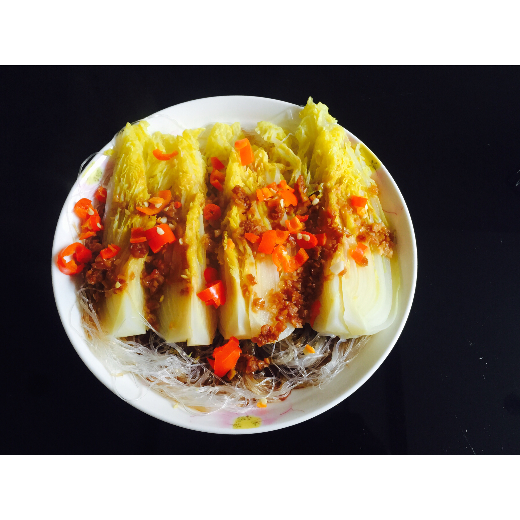 蒜蓉粉丝蒸娃娃菜