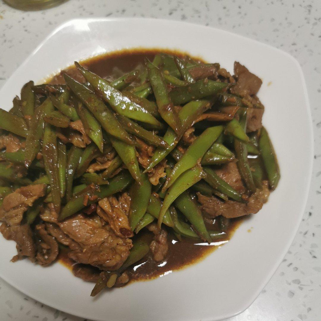 扁豆角丝炒肉