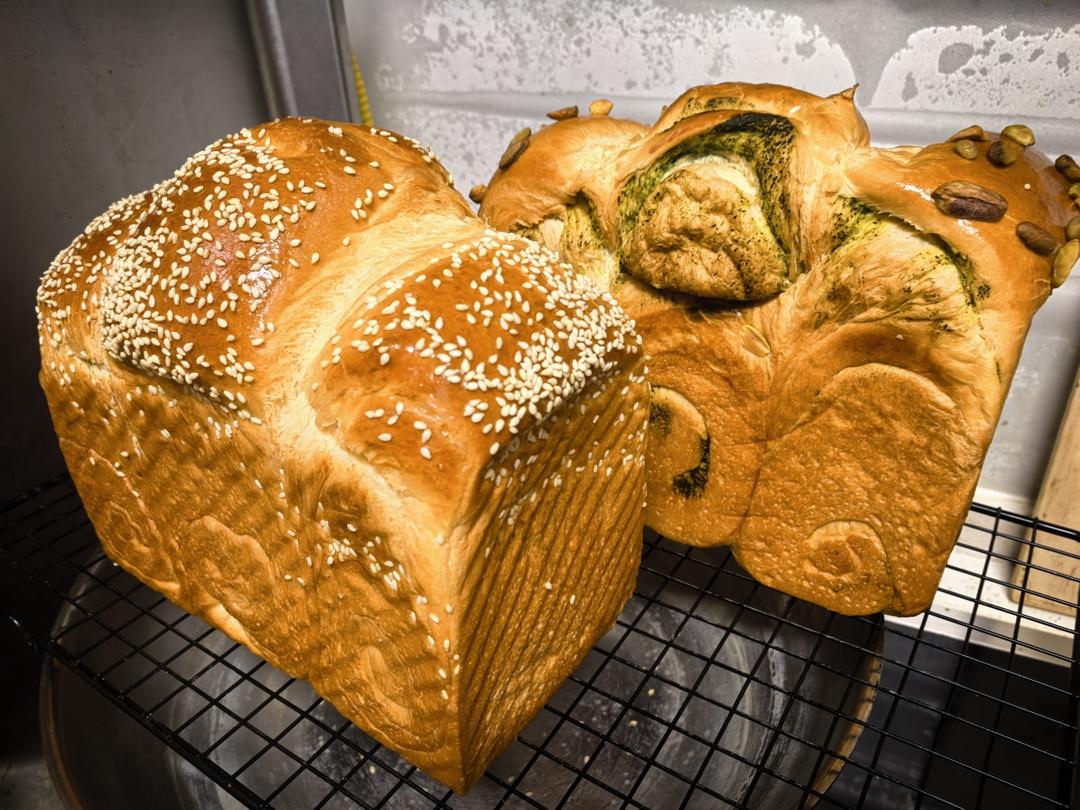 奶油开心果酱吐司