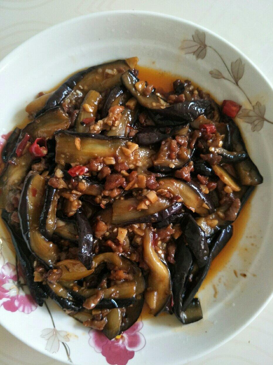 红烧肉沫茄子