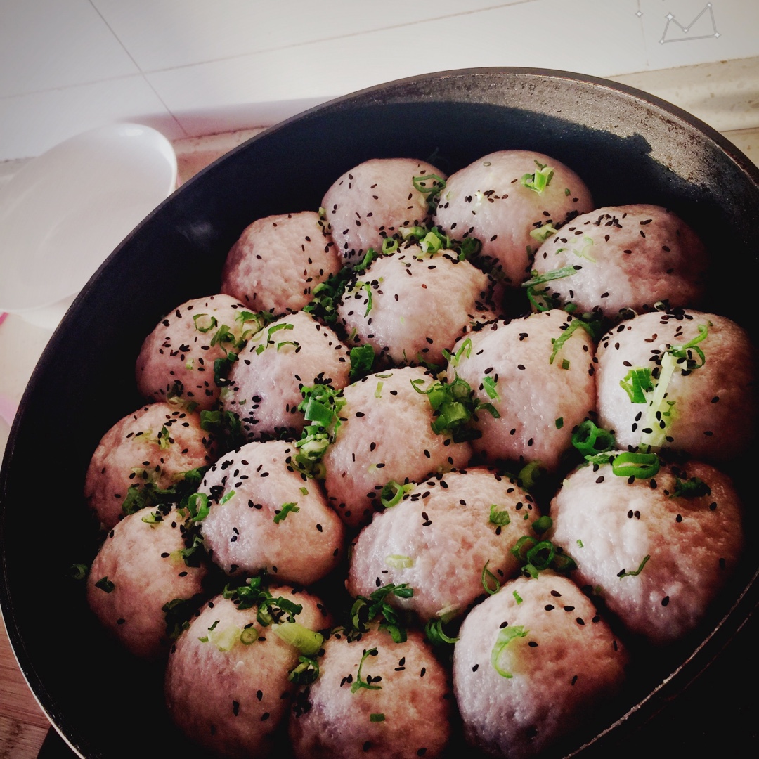 鲜虾猪肉生煎包（一定要看视频哟~）
