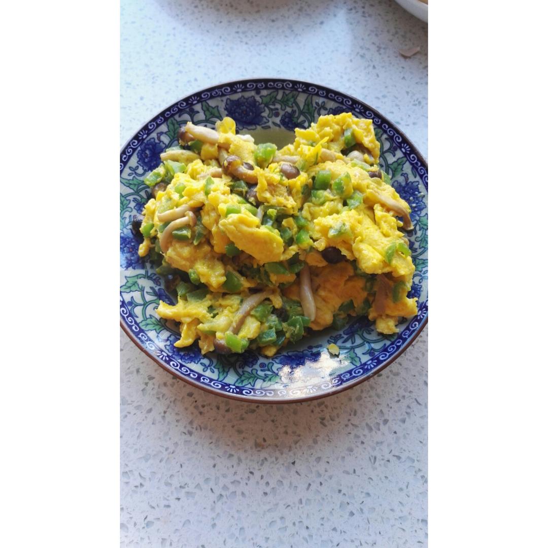蟹味菇滑蛋
