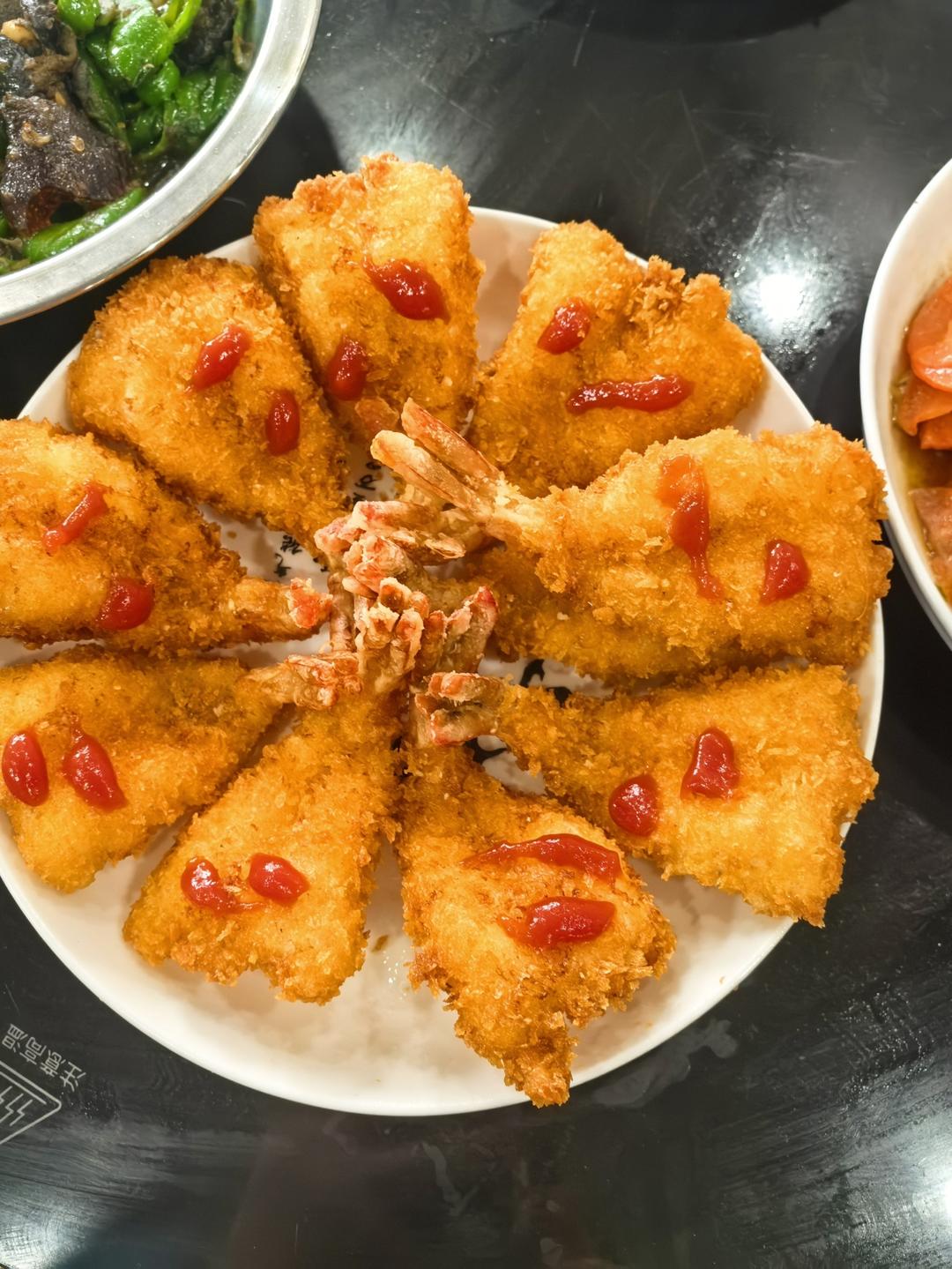 面包糠炸虾