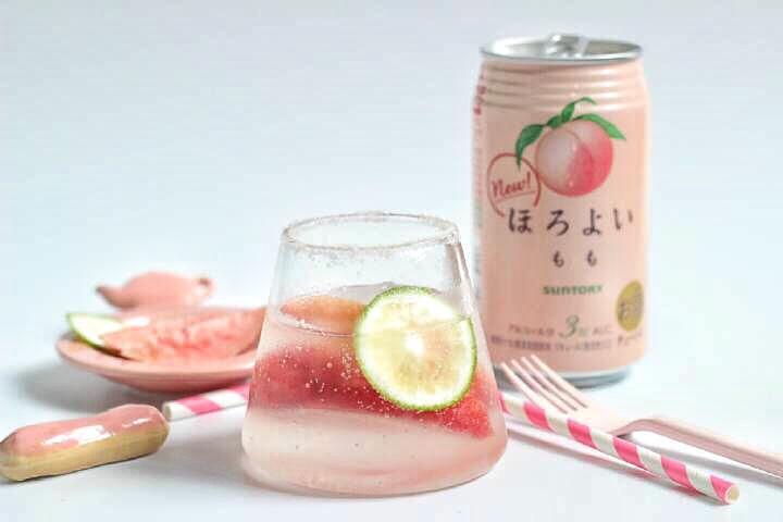 海盐青柠蜜桃酒的做法