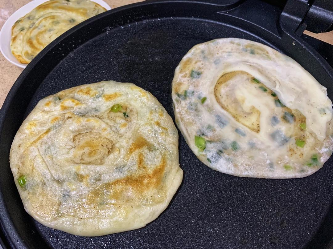 香酥千层饼，葱油饼，酥掉渣了