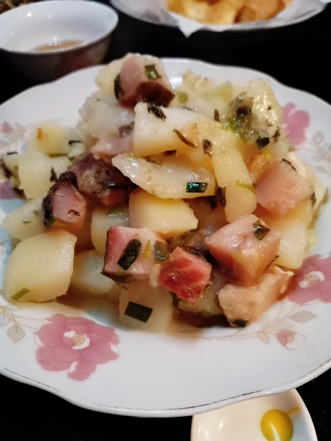 青鱼干炒土豆