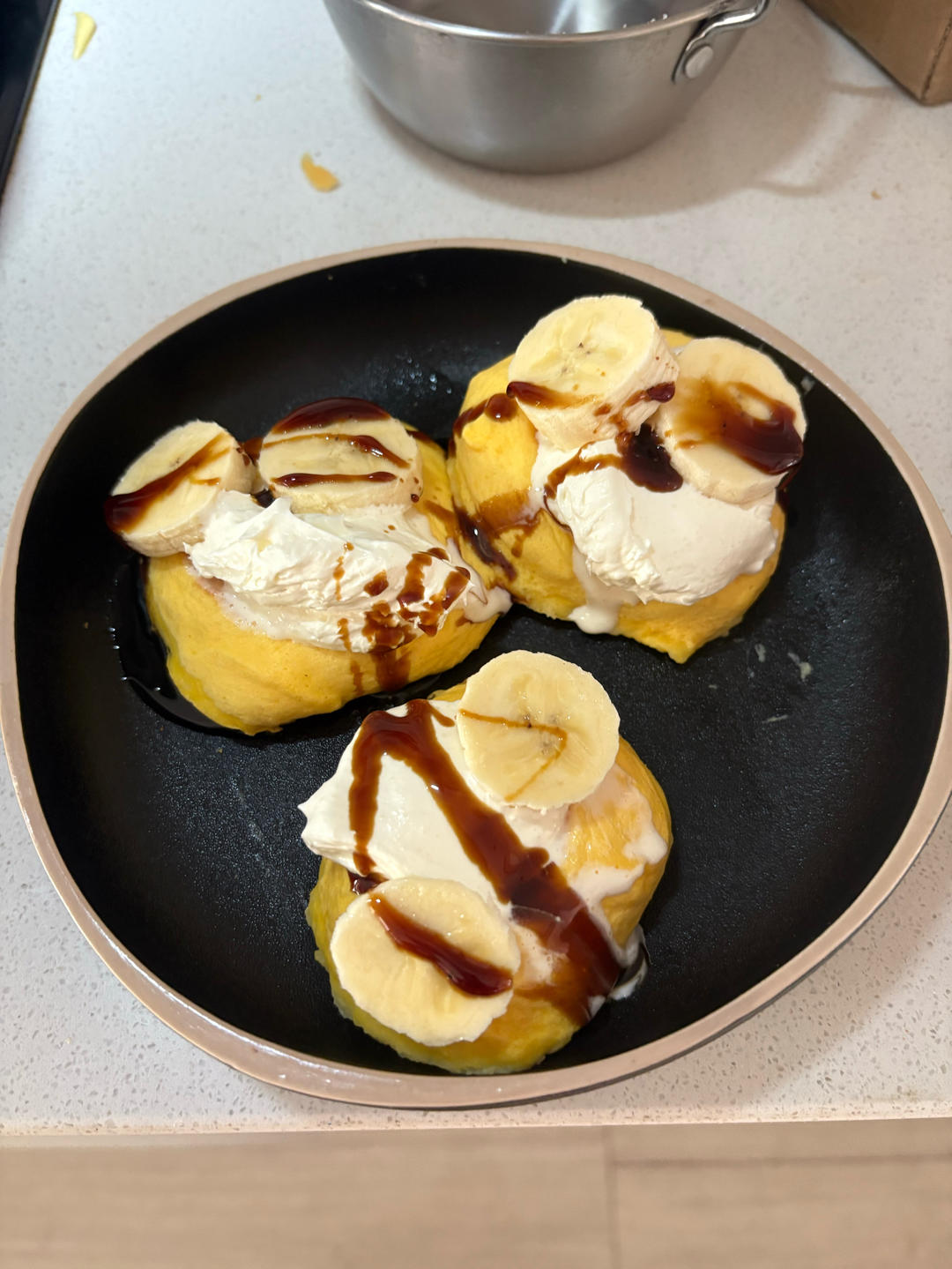 10分钟搞定网红舒芙蕾松饼🥞超松软『步骤详细附视频』『平底锅美食』