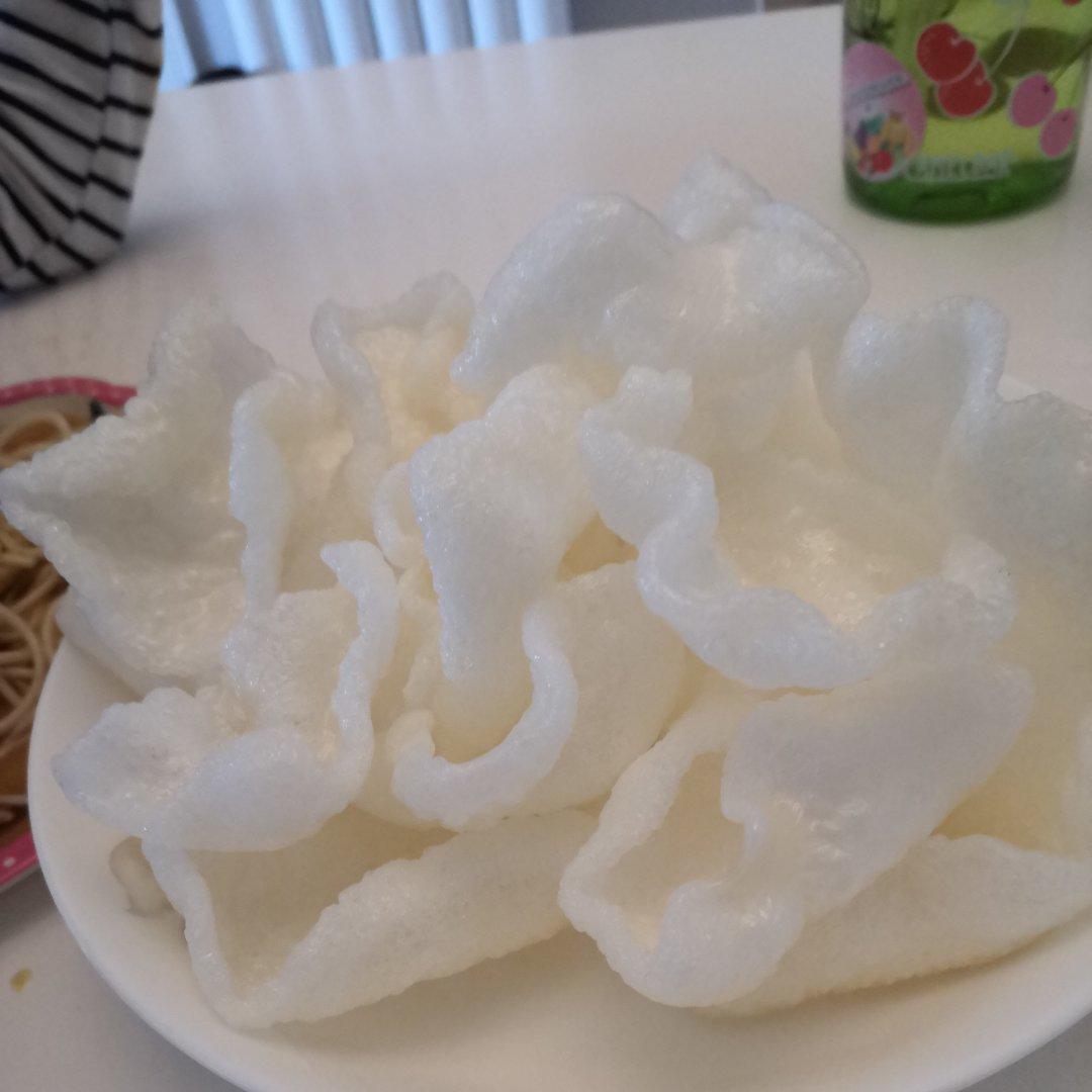 炸虾片（内含如何判断油温视频）