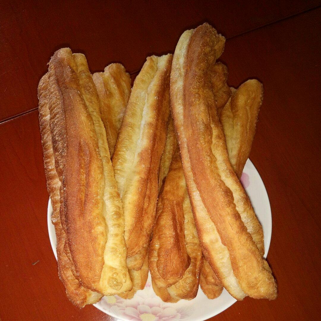 自制无泡打粉油条