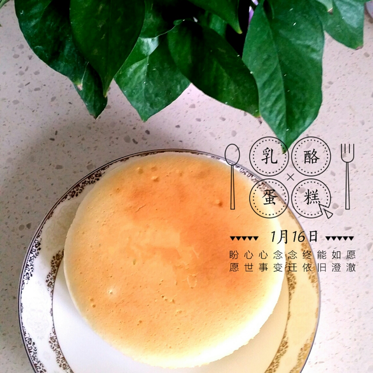 《Tinrry下午茶》教你做椰香芝士蛋糕（6寸配方）