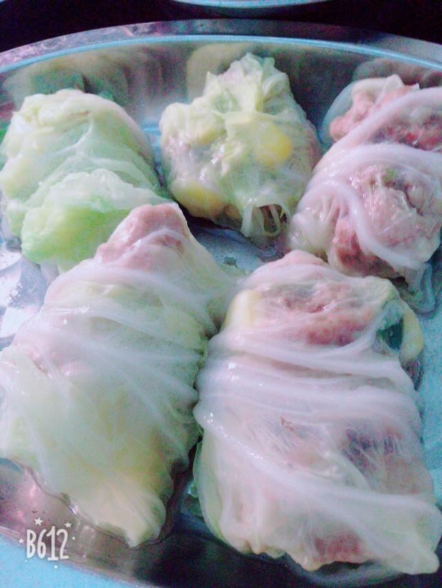 肉沫白菜卷