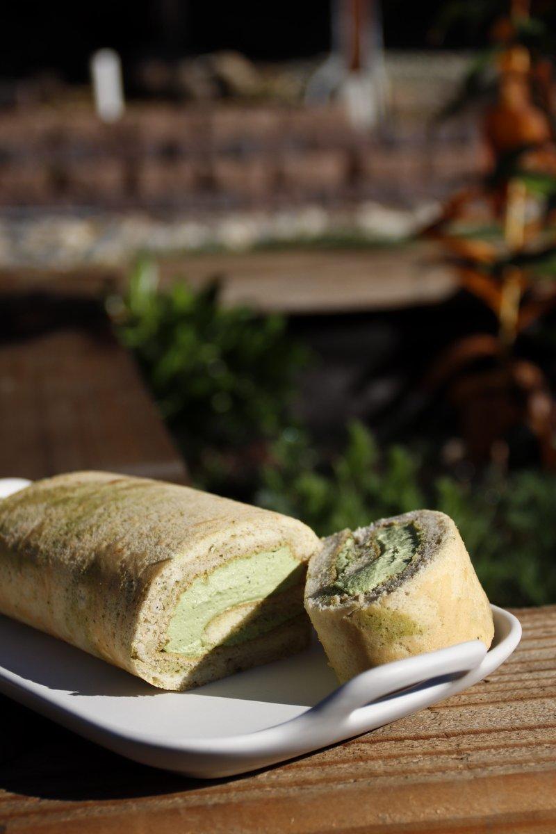 抹茶大理石纹卷