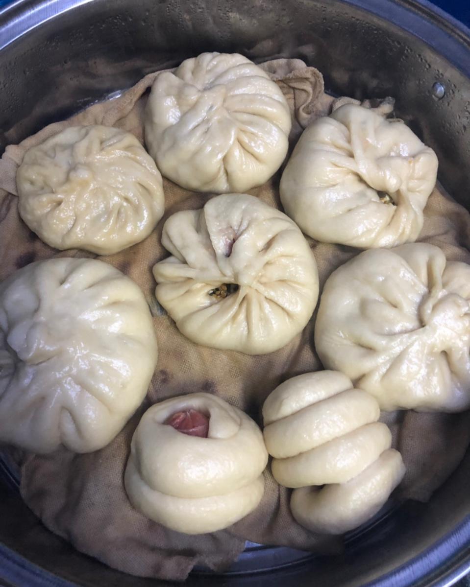 胡萝卜木耳鸡蛋素包子
