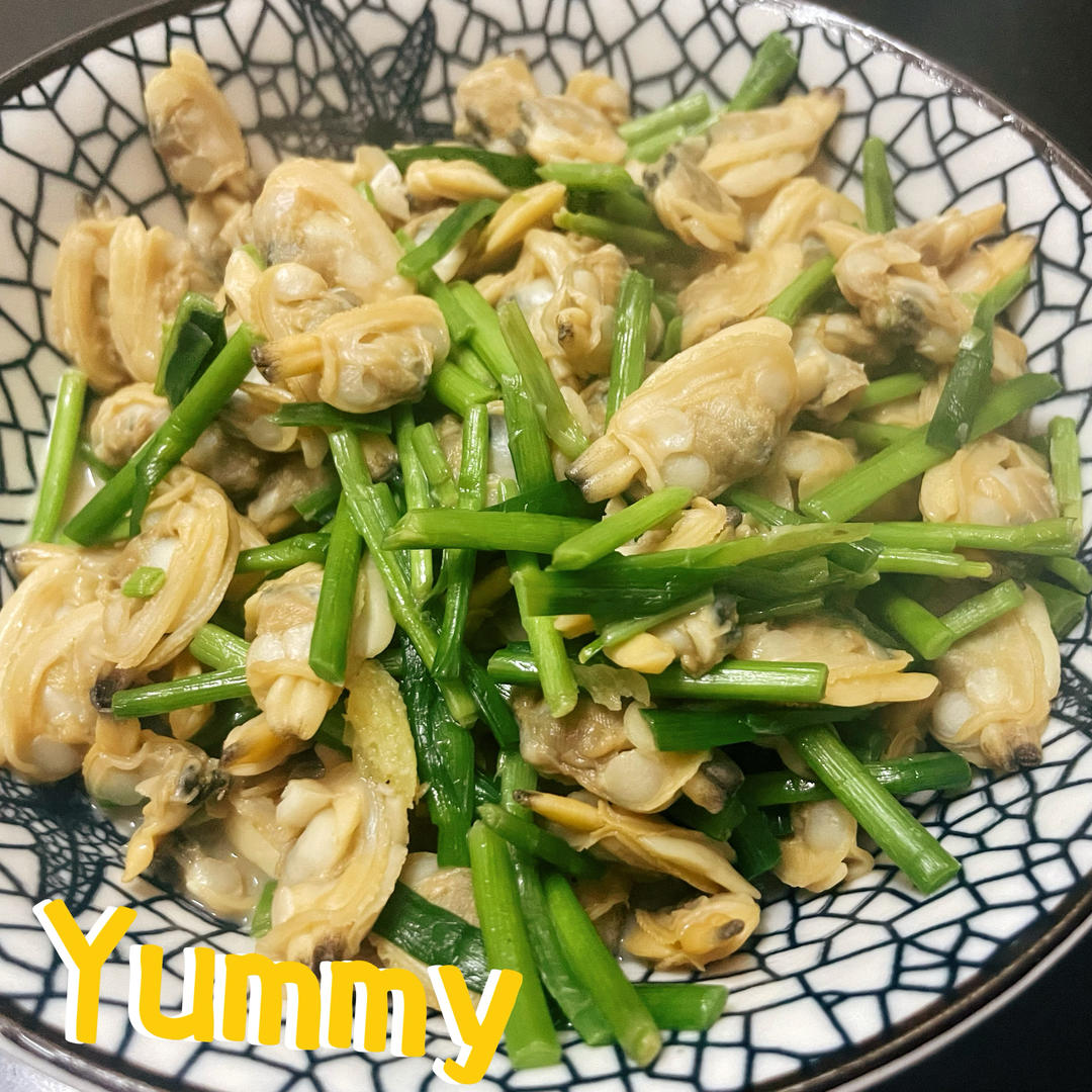 韭菜炒蛤蜊肉