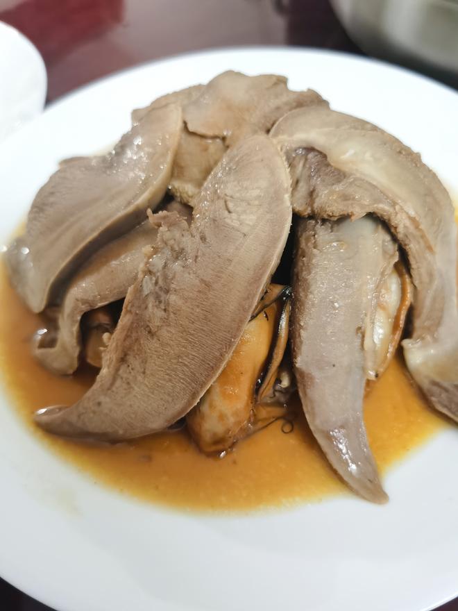 发菜蚝豉焖猪脷的做法
