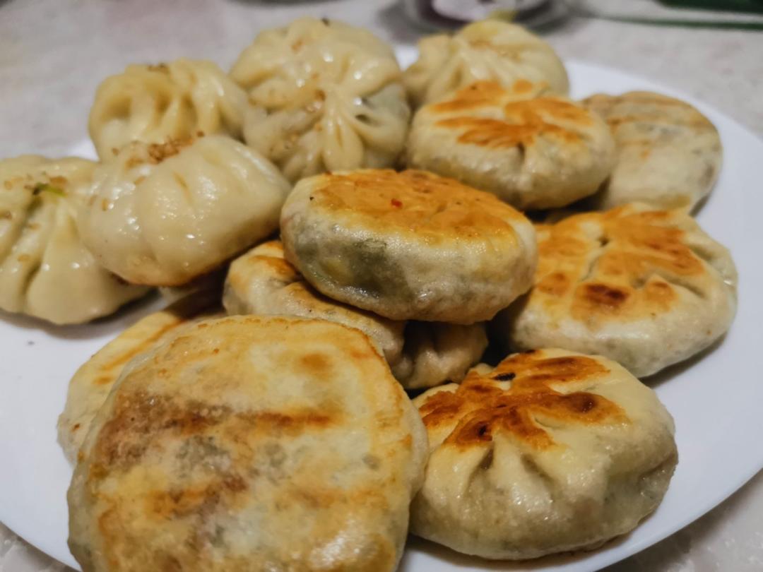 🔥免揉面‼️皮薄陷多素三鲜鸡蛋饼，巨好吃