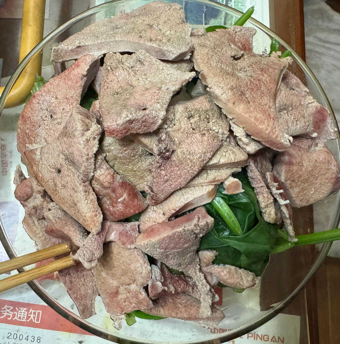 鲜嫩的猪肝汤