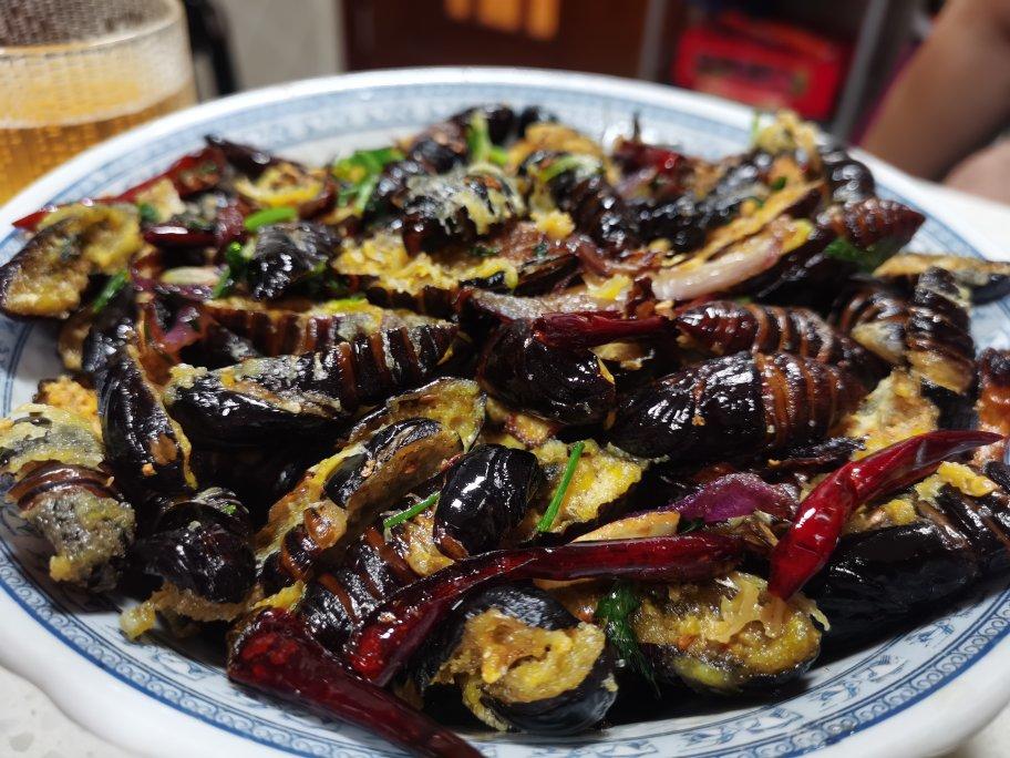 干煸茧蛹