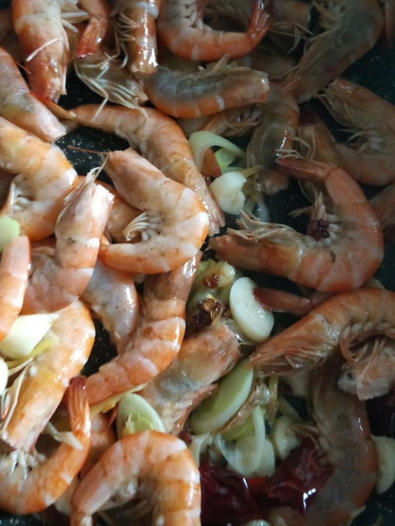豆瓣酱炒大虾