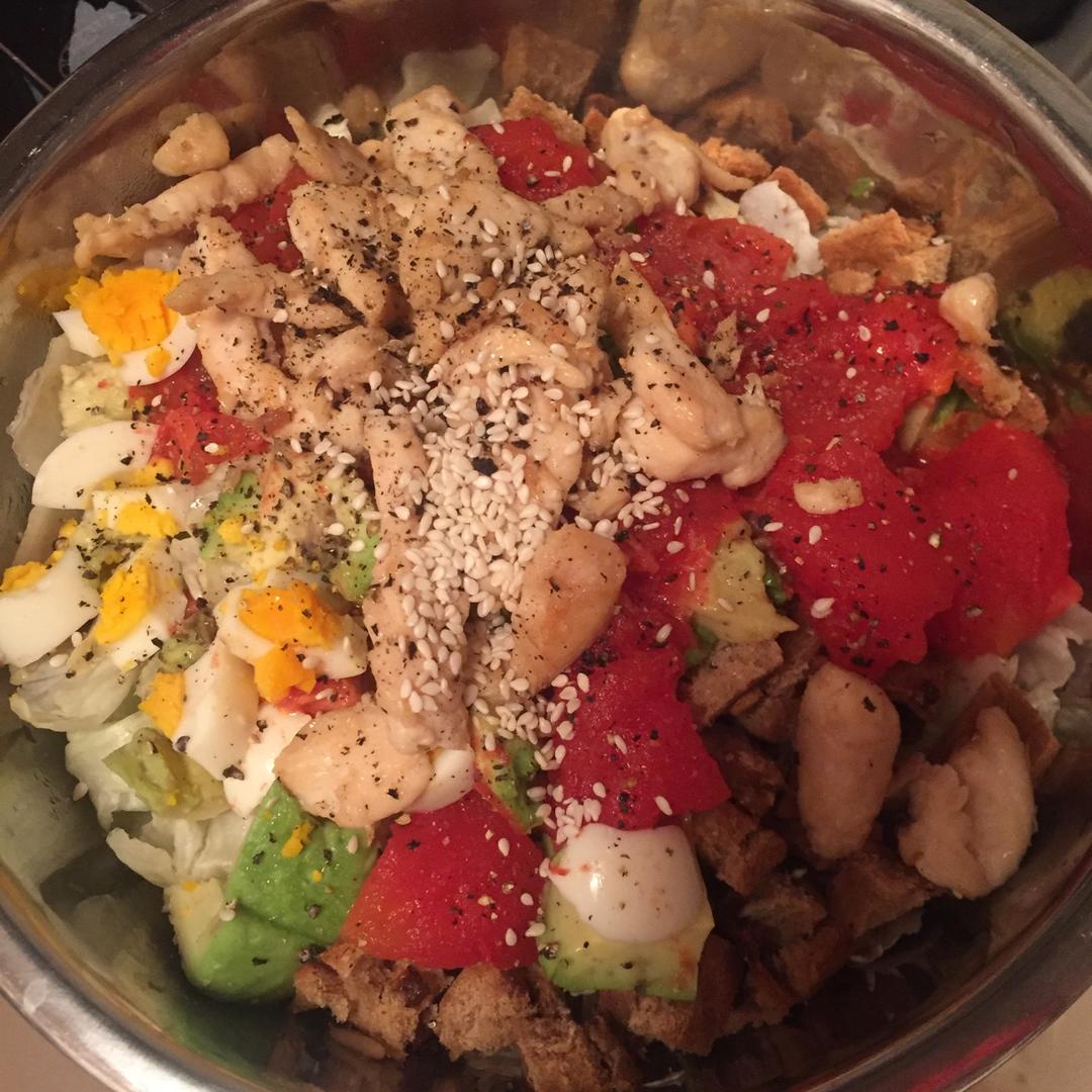 【减脂小厨房】鲜蔬鸡肉沙拉