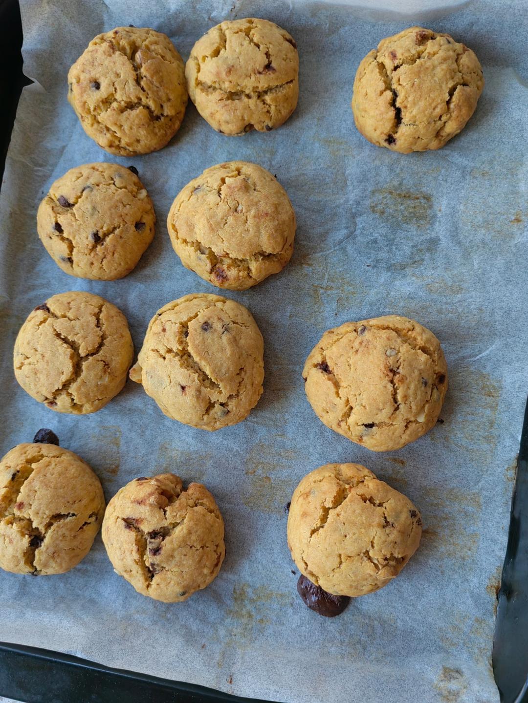 【纽约软曲奇】ins爆款，减糖版！外酥里软会爆浆