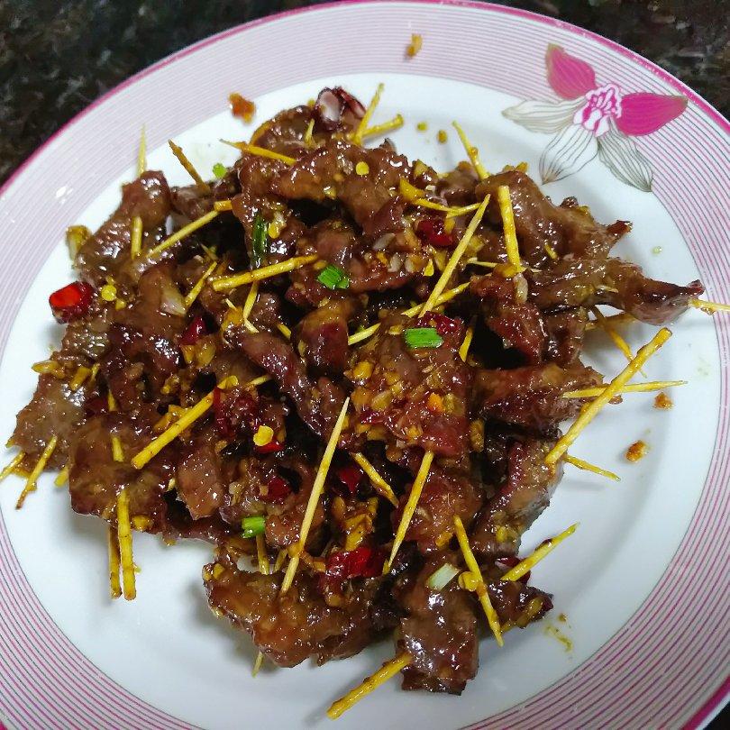 牙签牛肉 道地湖南味