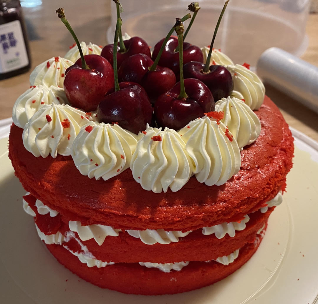 曼食慢语丨车厘子红丝绒蛋糕的全部作品
